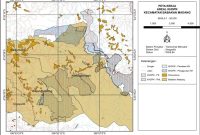 Peta Kerja Areal KHDPK Kecamatan Babakan Madang (Skala 1:50.000) yang menampilkan sebaran area KHDPK-PS, KHDPK-RHL, KHDPK-Penataan KH, dan KHDPK-Penggunaan KH di sekitar wilayah Sumurbatu, Karangtengah, Bojongkoneng, dan Cijayanti.